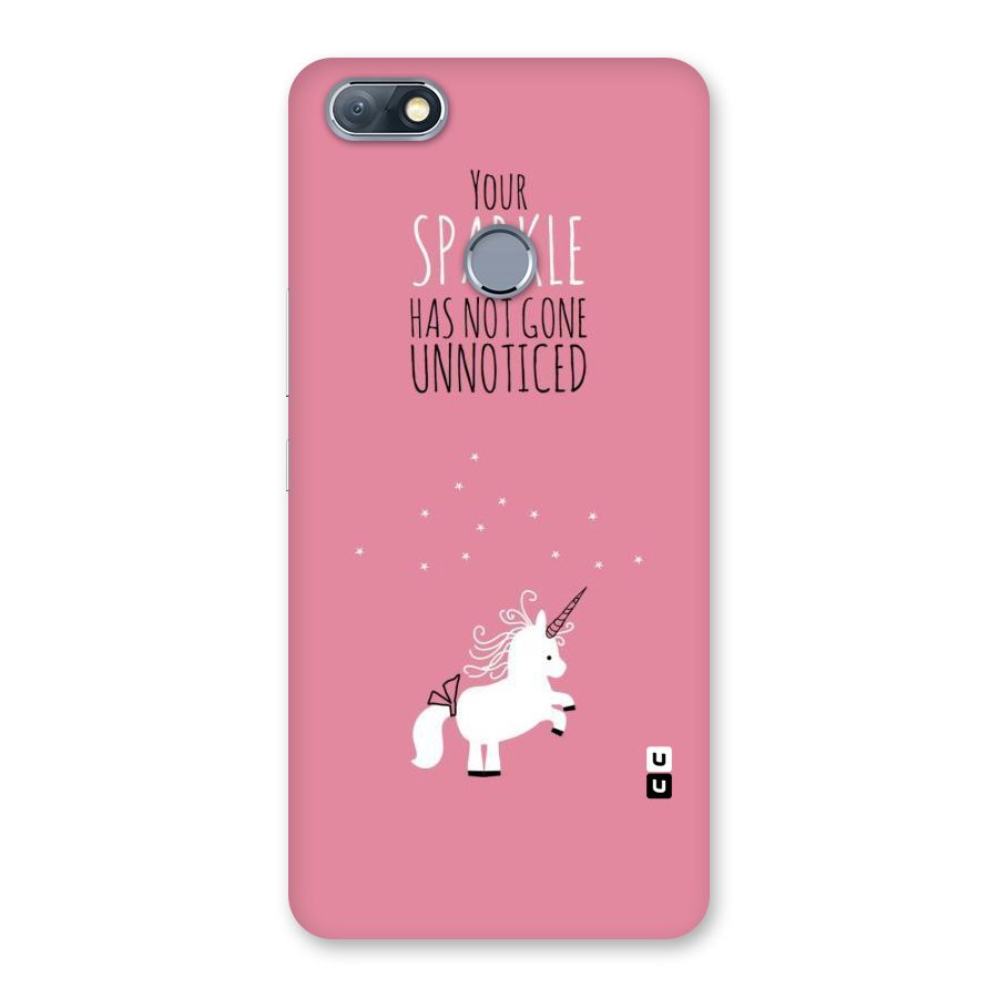 Sparkle Not Unnoticed Back Case for Infinix Note 5
