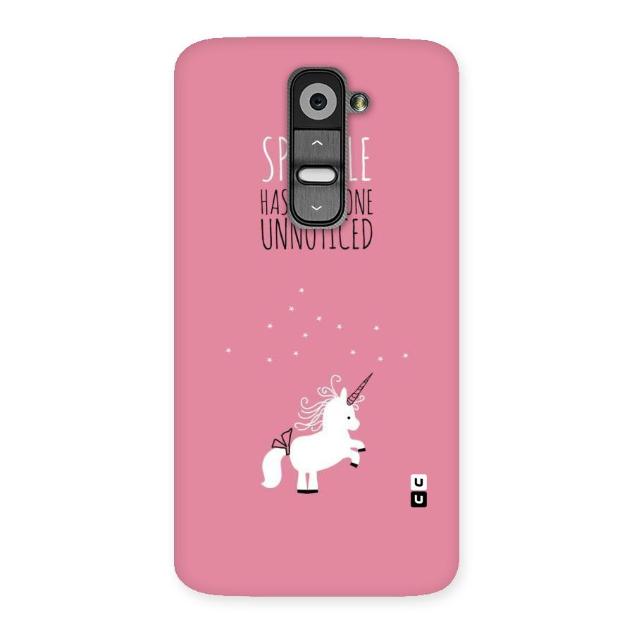 Sparkle Not Unnoticed Back Case for LG G2