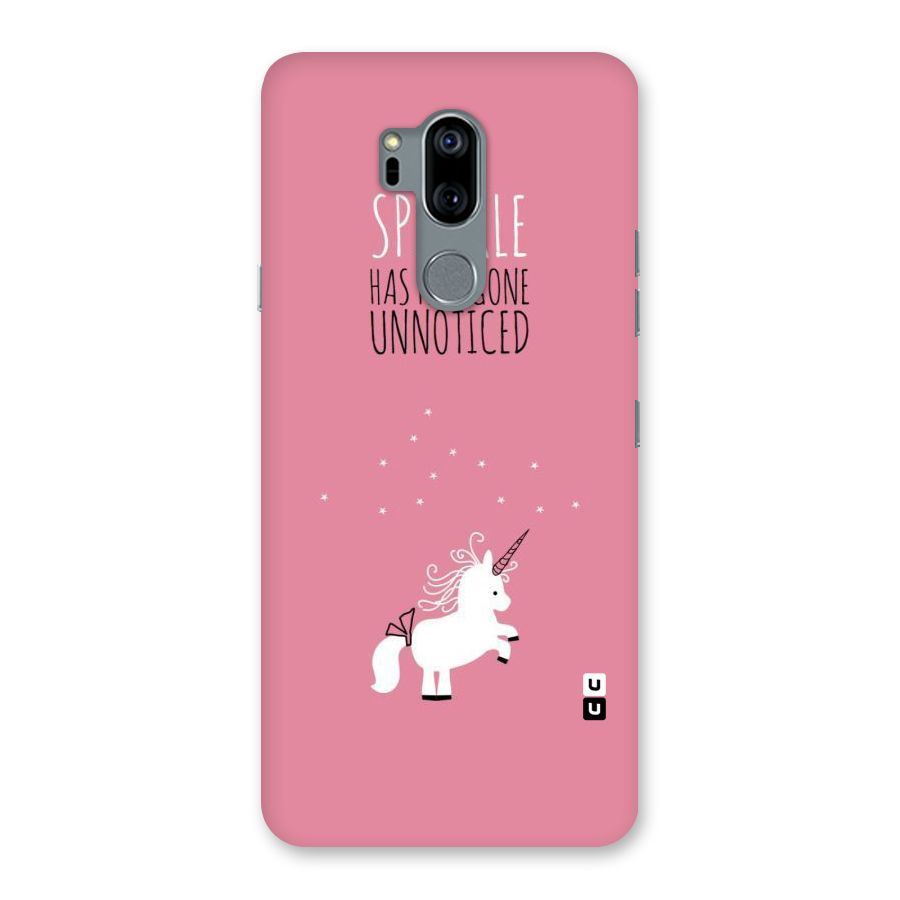 Sparkle Not Unnoticed Back Case for LG G7