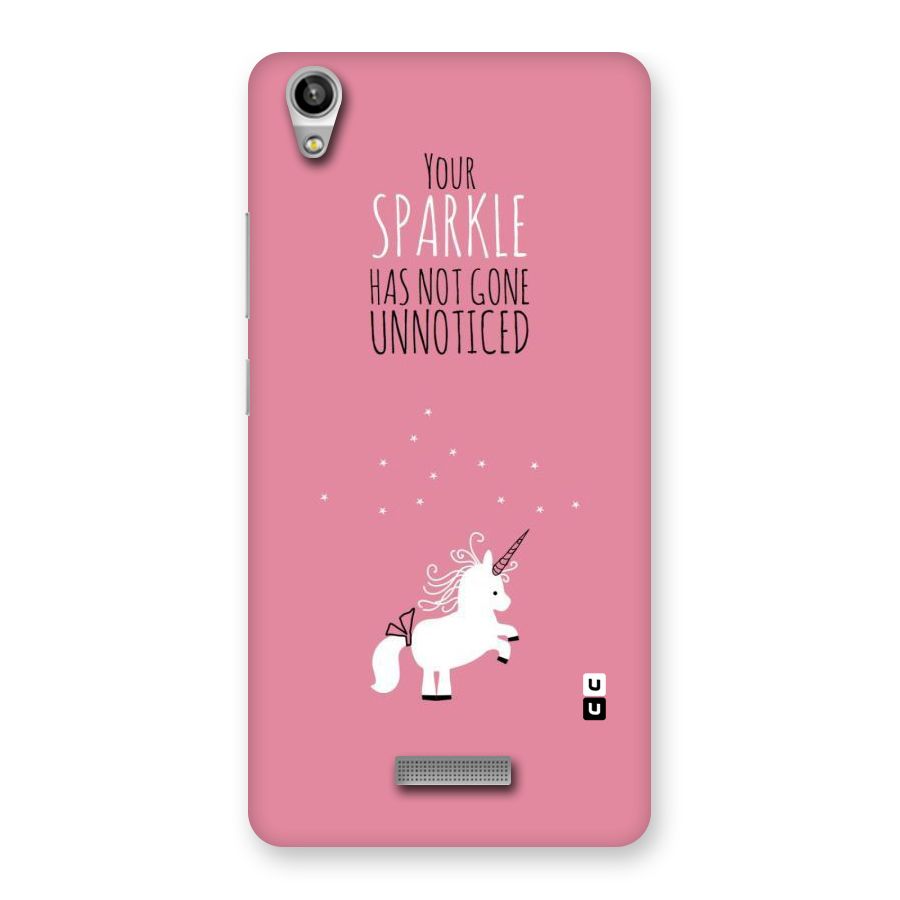 Sparkle Not Unnoticed Back Case for Lava-Pixel-V1