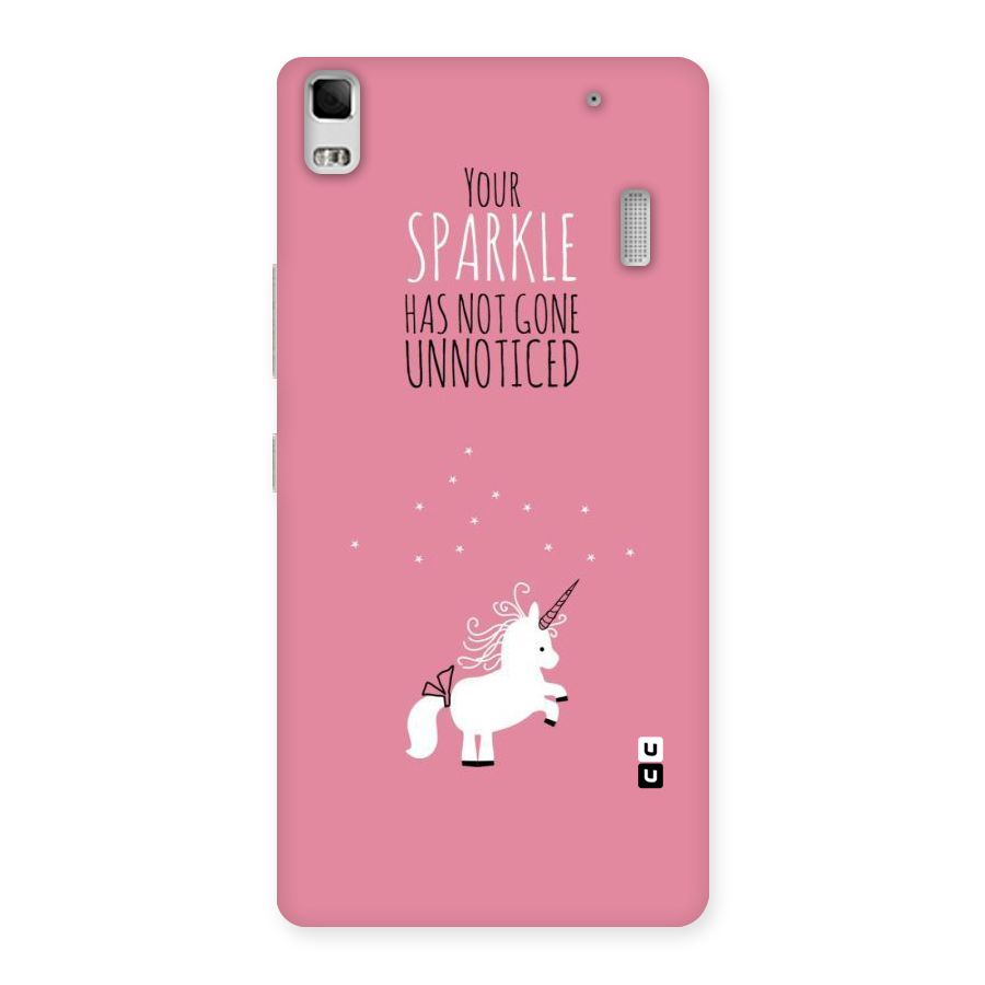 Sparkle Not Unnoticed Back Case for Lenovo A7000
