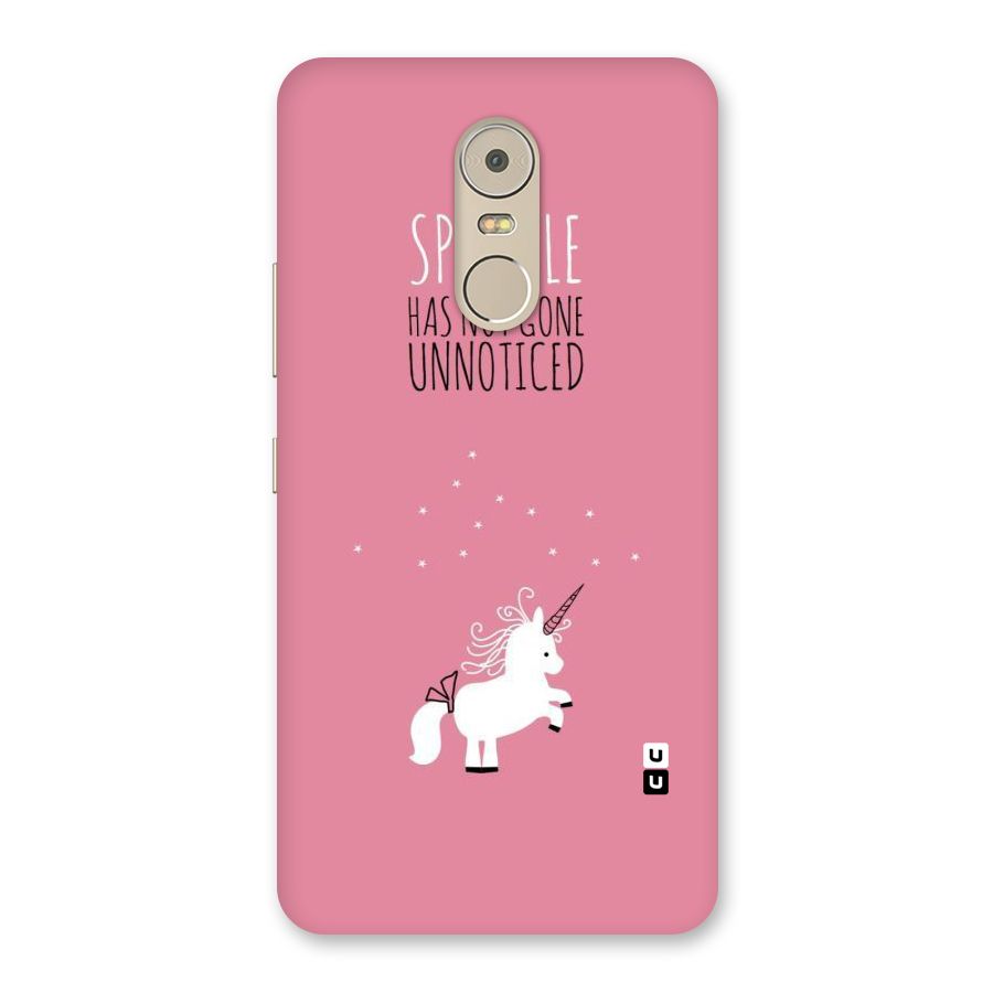 Sparkle Not Unnoticed Back Case for Lenovo K6 Note