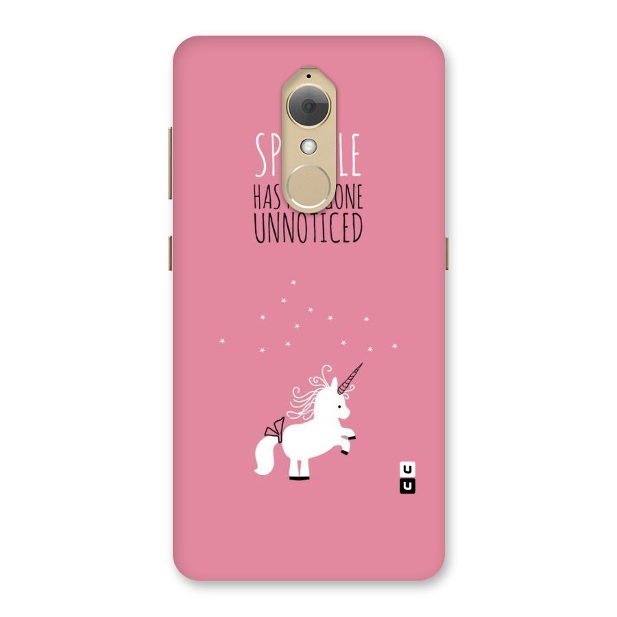 Sparkle Not Unnoticed Back Case for Lenovo K8