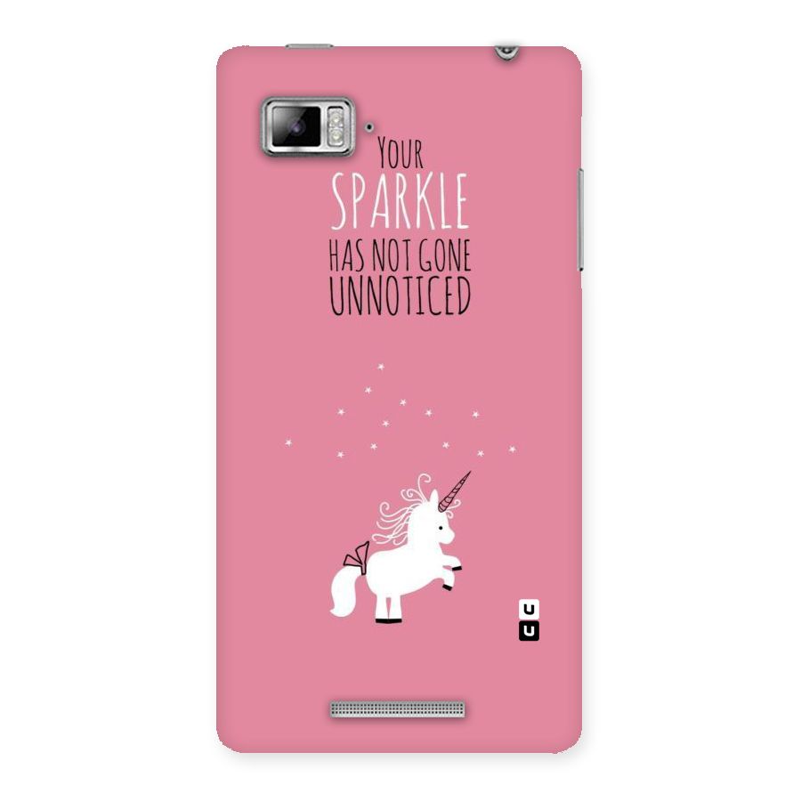 Sparkle Not Unnoticed Back Case for Lenovo Vibe Z K910