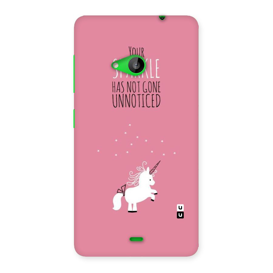 Sparkle Not Unnoticed Back Case for Lumia 535