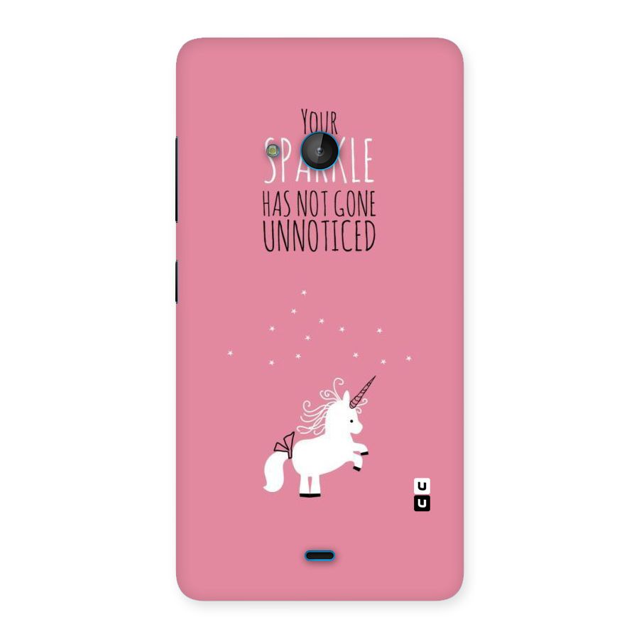 Sparkle Not Unnoticed Back Case for Lumia 540