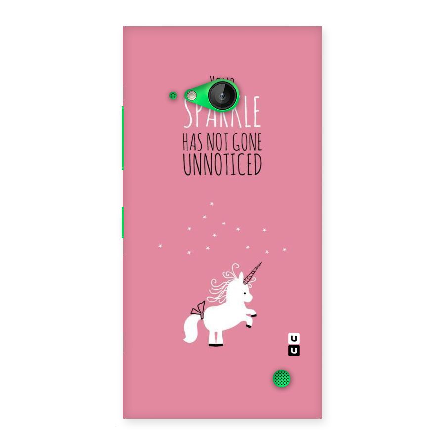 Sparkle Not Unnoticed Back Case for Lumia 730
