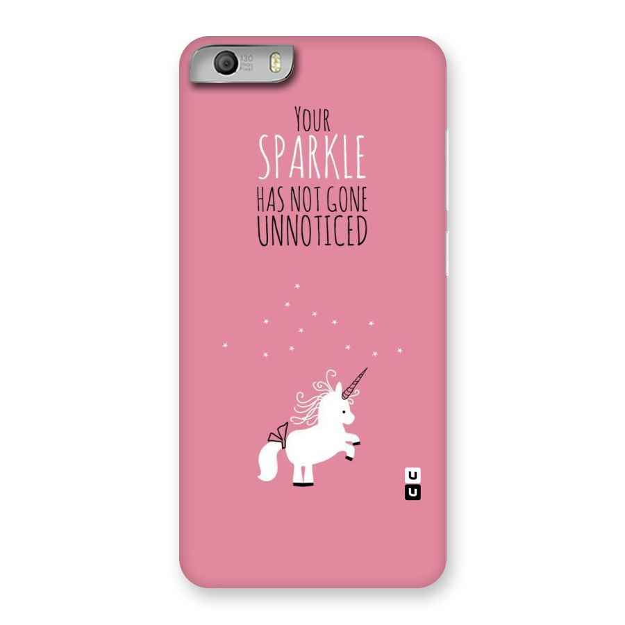 Sparkle Not Unnoticed Back Case for Micromax Canvas Knight 2