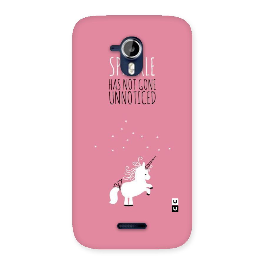 Sparkle Not Unnoticed Back Case for Micromax Canvas Magnus A117