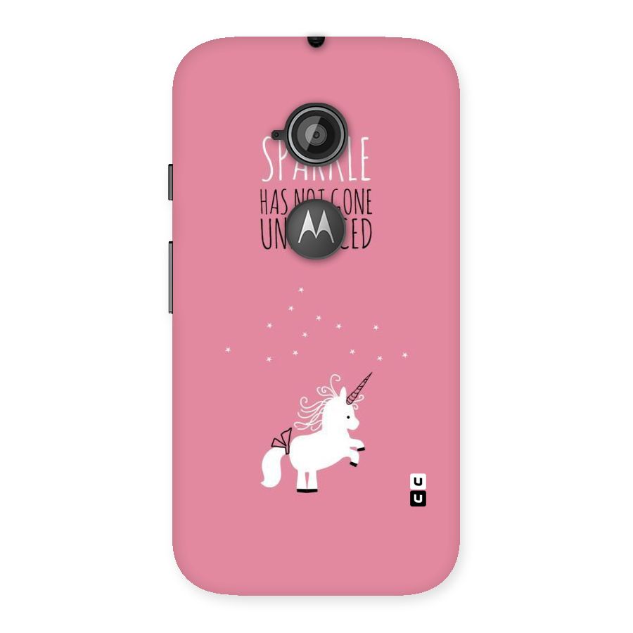 Sparkle Not Unnoticed Back Case for Moto E 2nd Gen