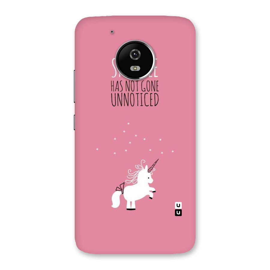 Sparkle Not Unnoticed Back Case for Moto G5