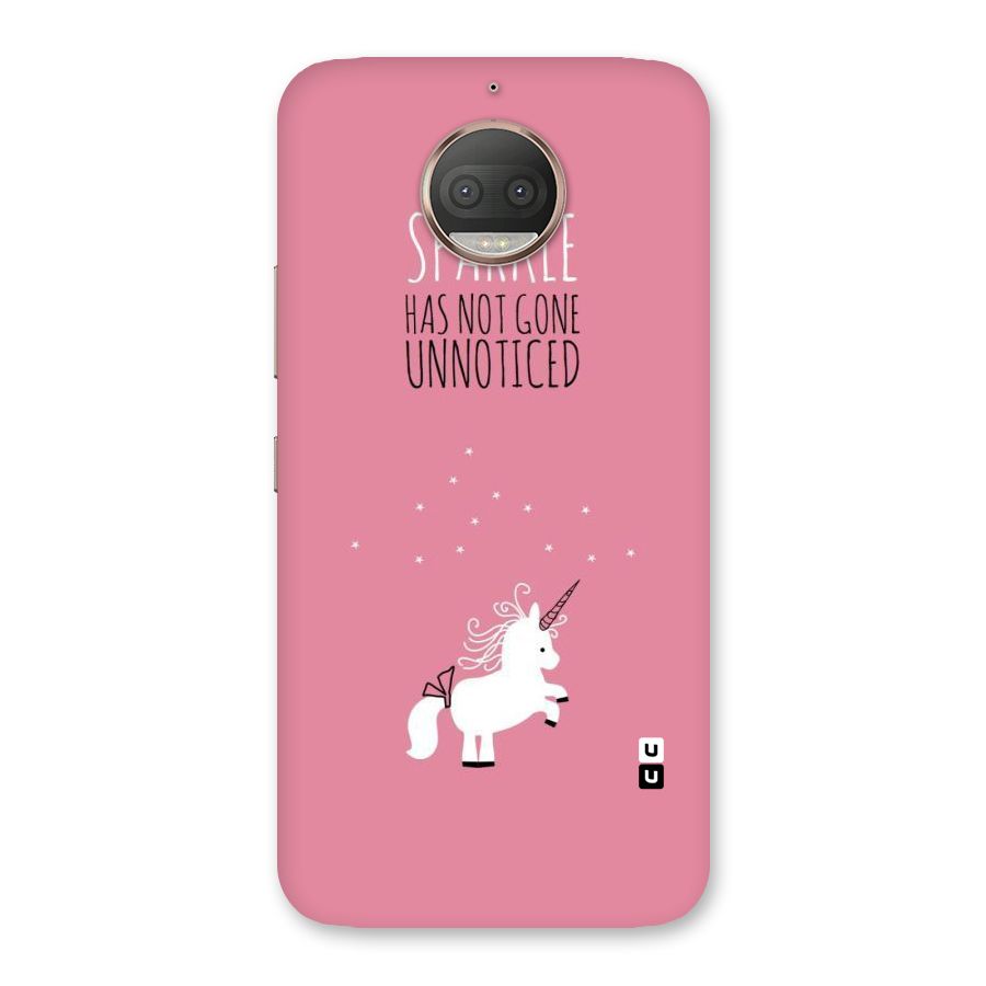 Sparkle Not Unnoticed Back Case for Moto G5s Plus