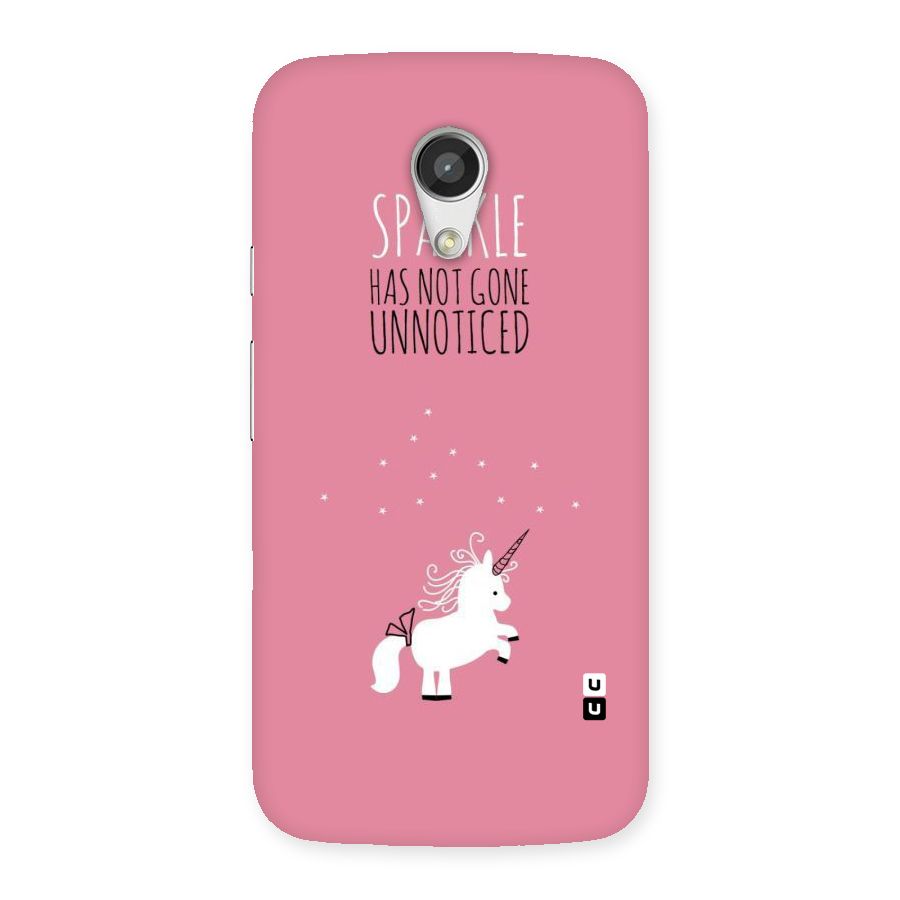 Sparkle Not Unnoticed Back Case for Moto G 2nd Gen