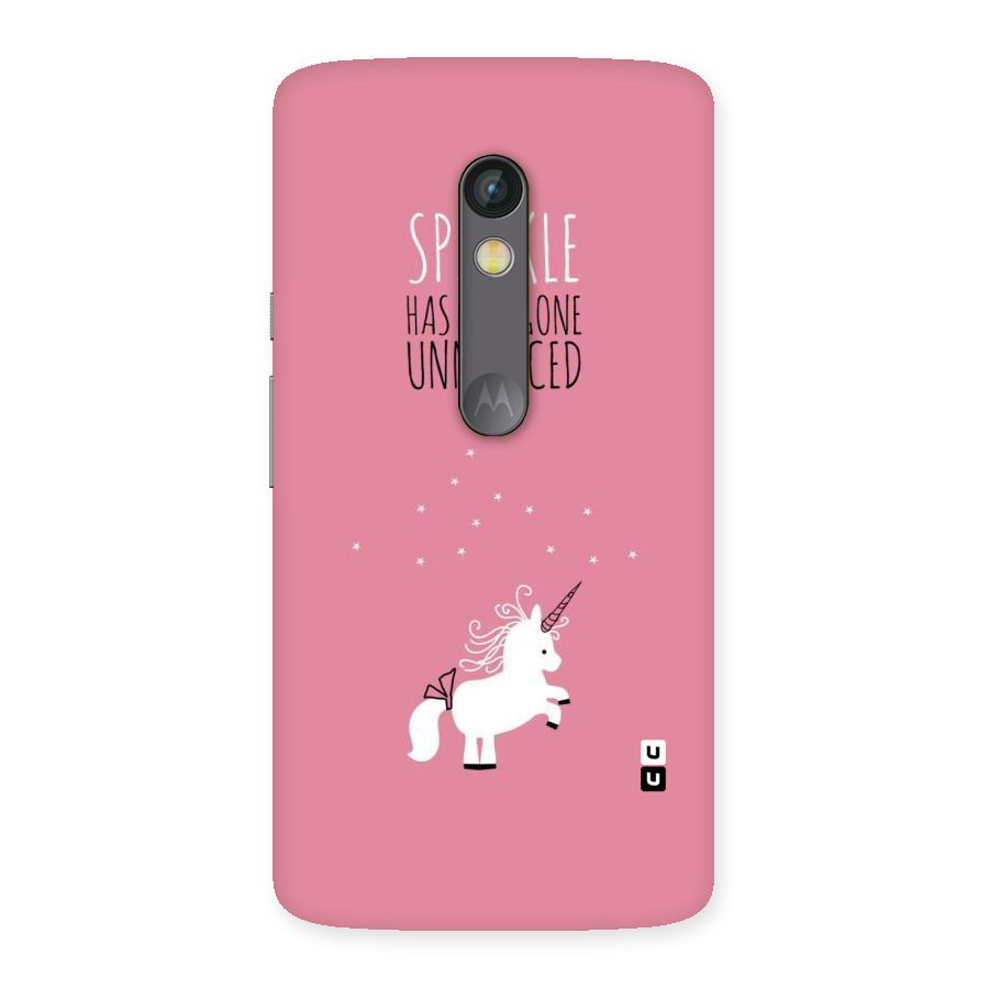 Sparkle Not Unnoticed Back Case for Moto X Play