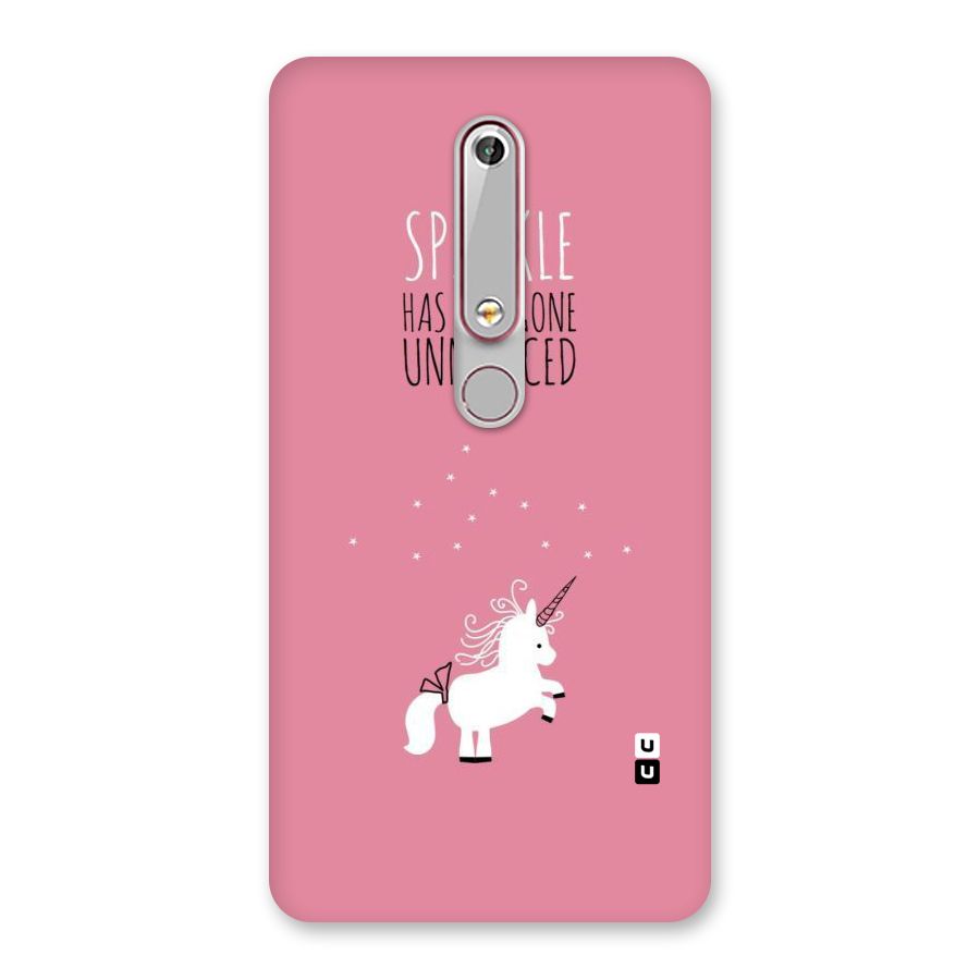 Sparkle Not Unnoticed Back Case for Nokia 6.1