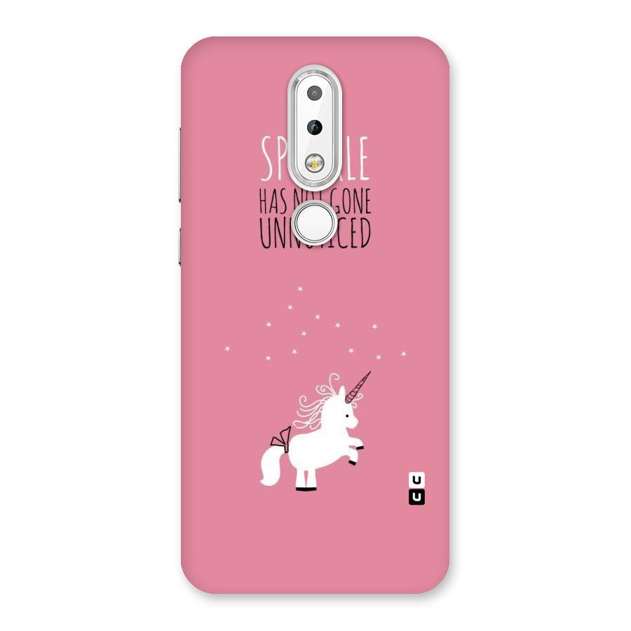 Sparkle Not Unnoticed Back Case for Nokia 6.1 Plus