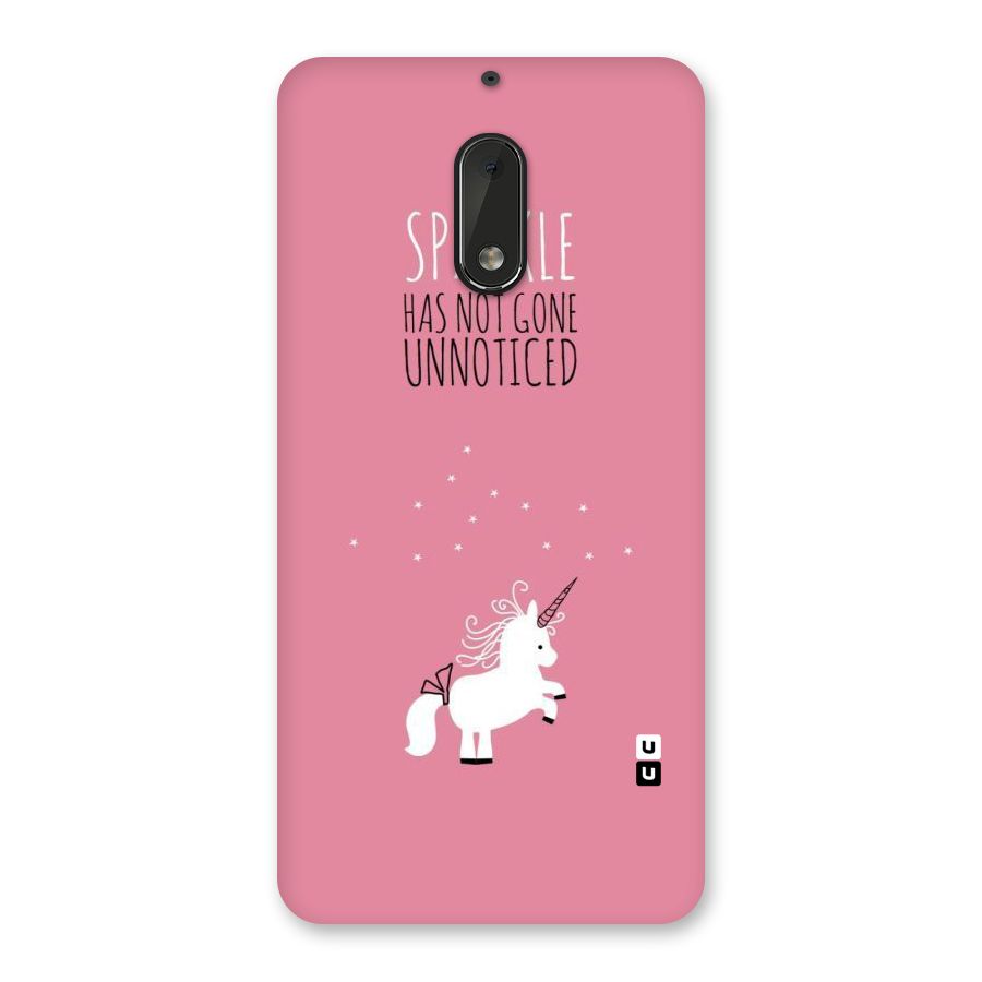 Sparkle Not Unnoticed Back Case for Nokia 6