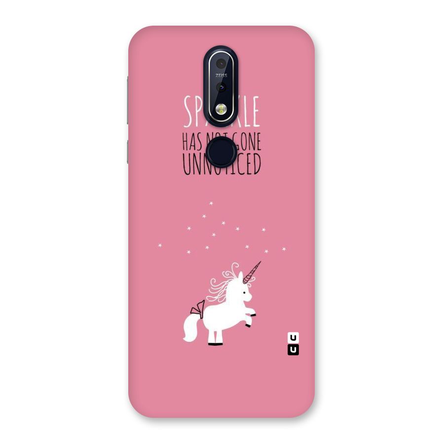 Sparkle Not Unnoticed Back Case for Nokia 7.1