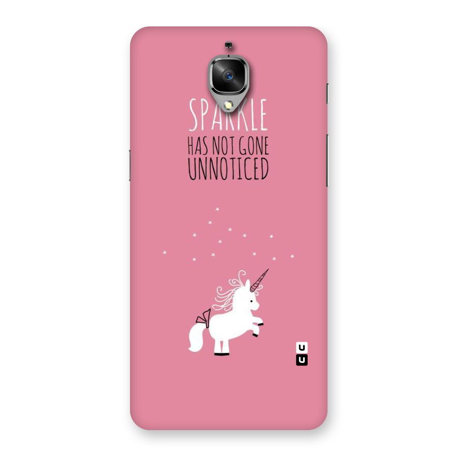 Sparkle Not Unnoticed Back Case for OnePlus 3T