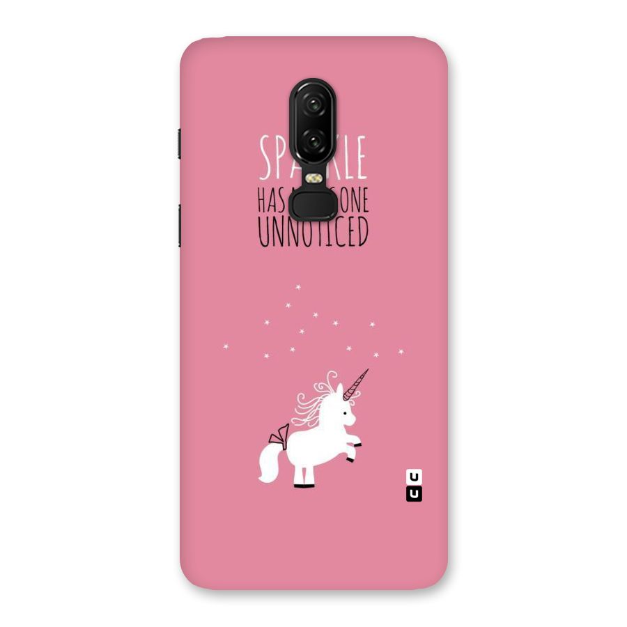 Sparkle Not Unnoticed Back Case for OnePlus 6