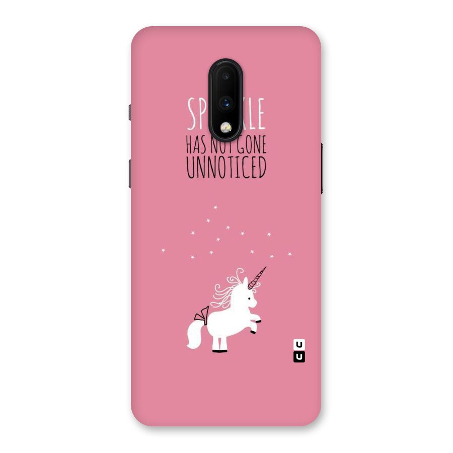 Sparkle Not Unnoticed Back Case for OnePlus 7