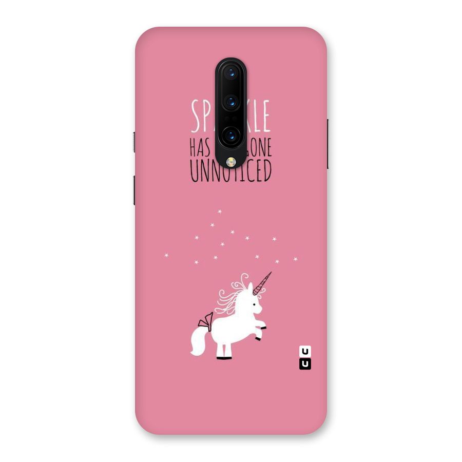 Sparkle Not Unnoticed Back Case for OnePlus 7 Pro