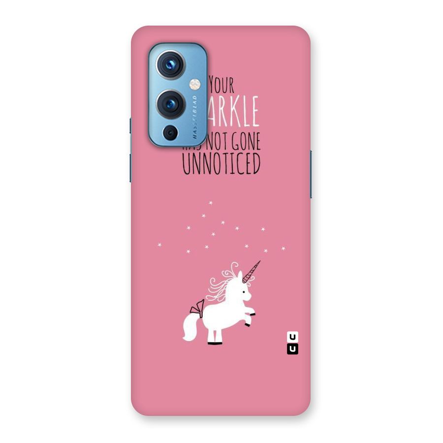 Sparkle Not Unnoticed Back Case for OnePlus 9