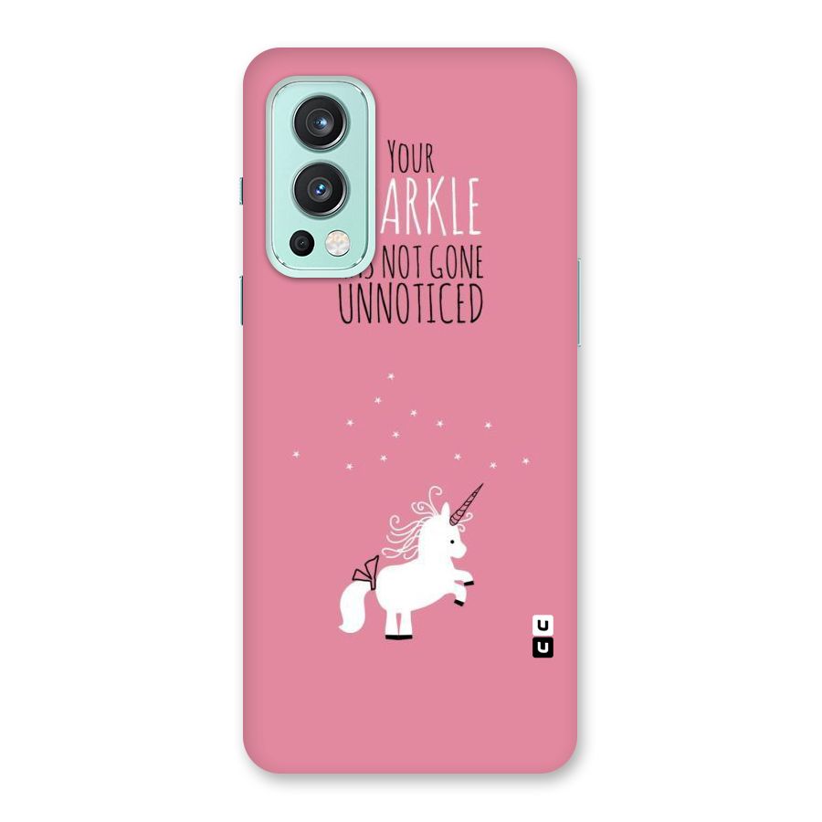 Sparkle Not Unnoticed Back Case for OnePlus Nord 2 5G