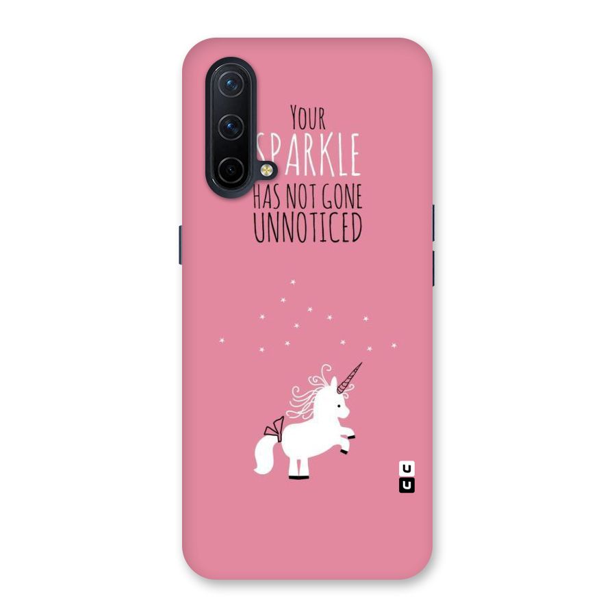 Sparkle Not Unnoticed Back Case for OnePlus Nord CE 5G