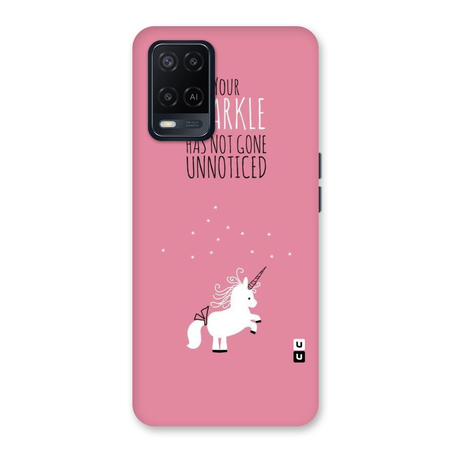 Sparkle Not Unnoticed Back Case for Oppo A54