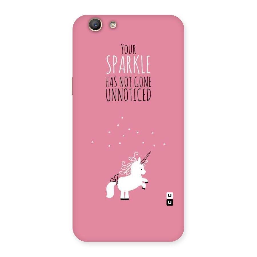 Sparkle Not Unnoticed Back Case for Oppo A59