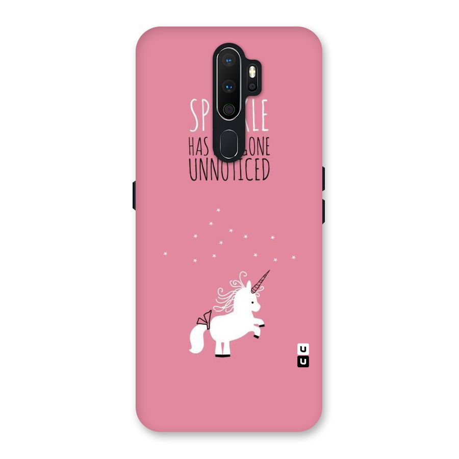 Sparkle Not Unnoticed Back Case for Oppo A5 (2020)