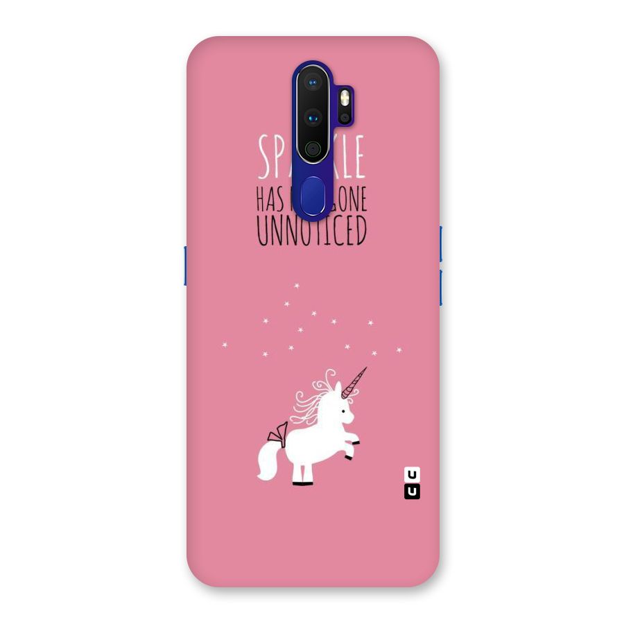 Sparkle Not Unnoticed Back Case for Oppo A9 (2020)