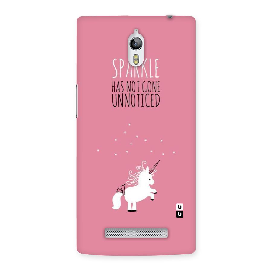 Sparkle Not Unnoticed Back Case for Oppo Find 7