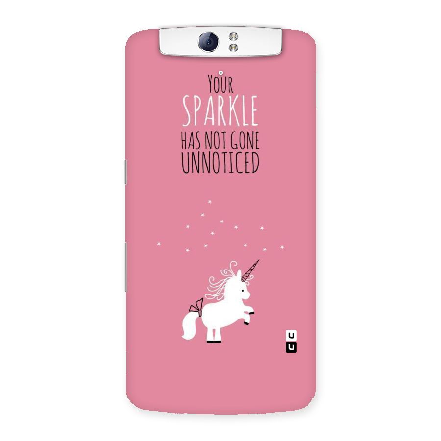 Sparkle Not Unnoticed Back Case for Oppo N1