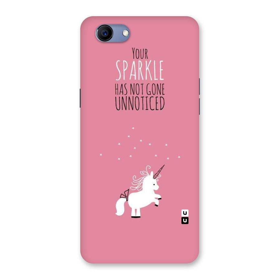 Sparkle Not Unnoticed Back Case for Oppo Realme 1