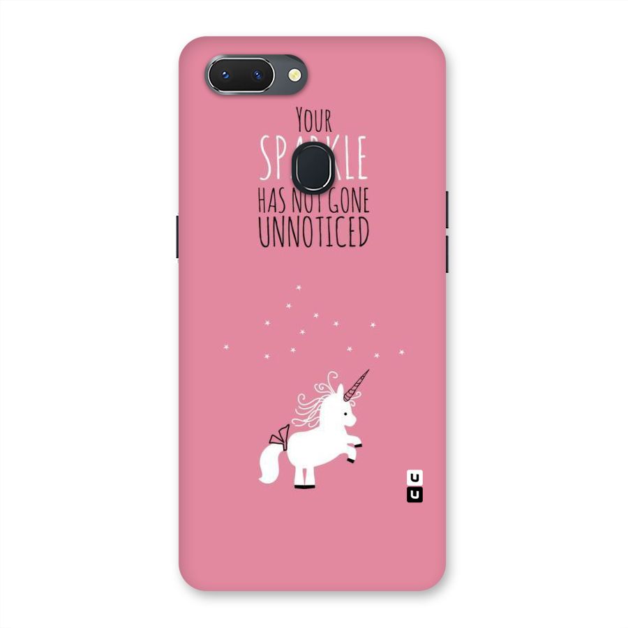 Sparkle Not Unnoticed Back Case for Oppo Realme 2
