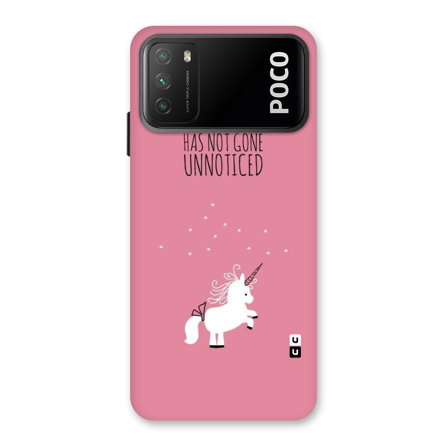 Sparkle Not Unnoticed Back Case for Poco M3
