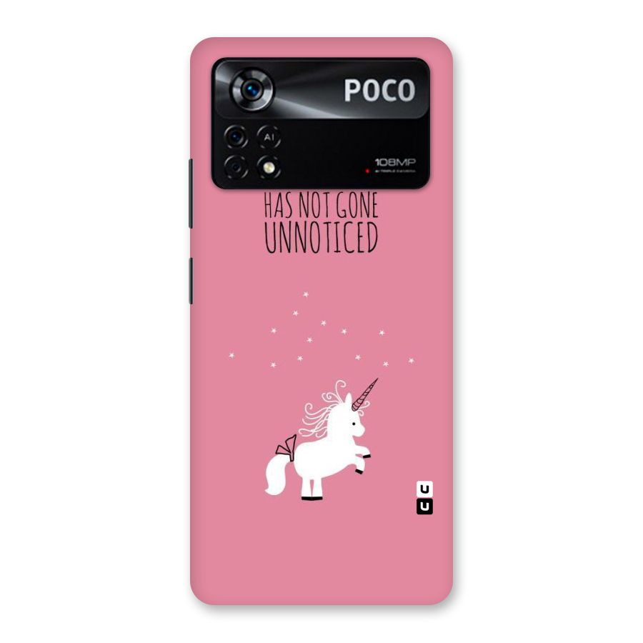 Sparkle Not Unnoticed Back Case for Poco X4 Pro 5G