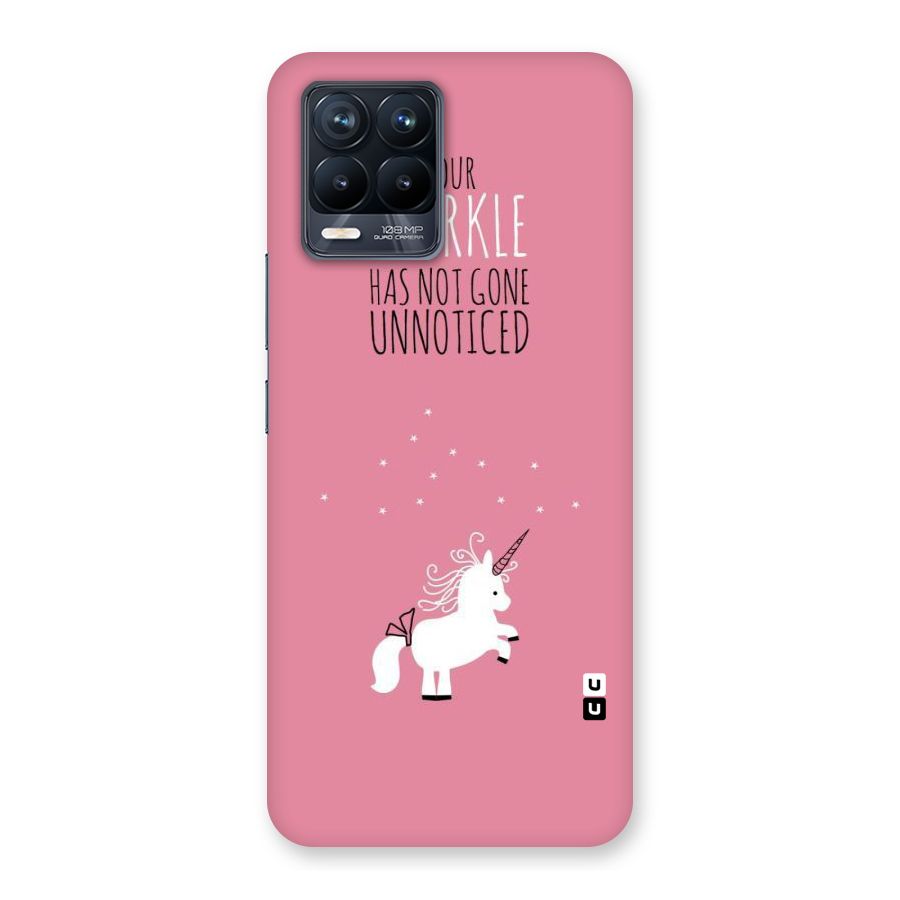 Sparkle Not Unnoticed Back Case for Realme 8 Pro