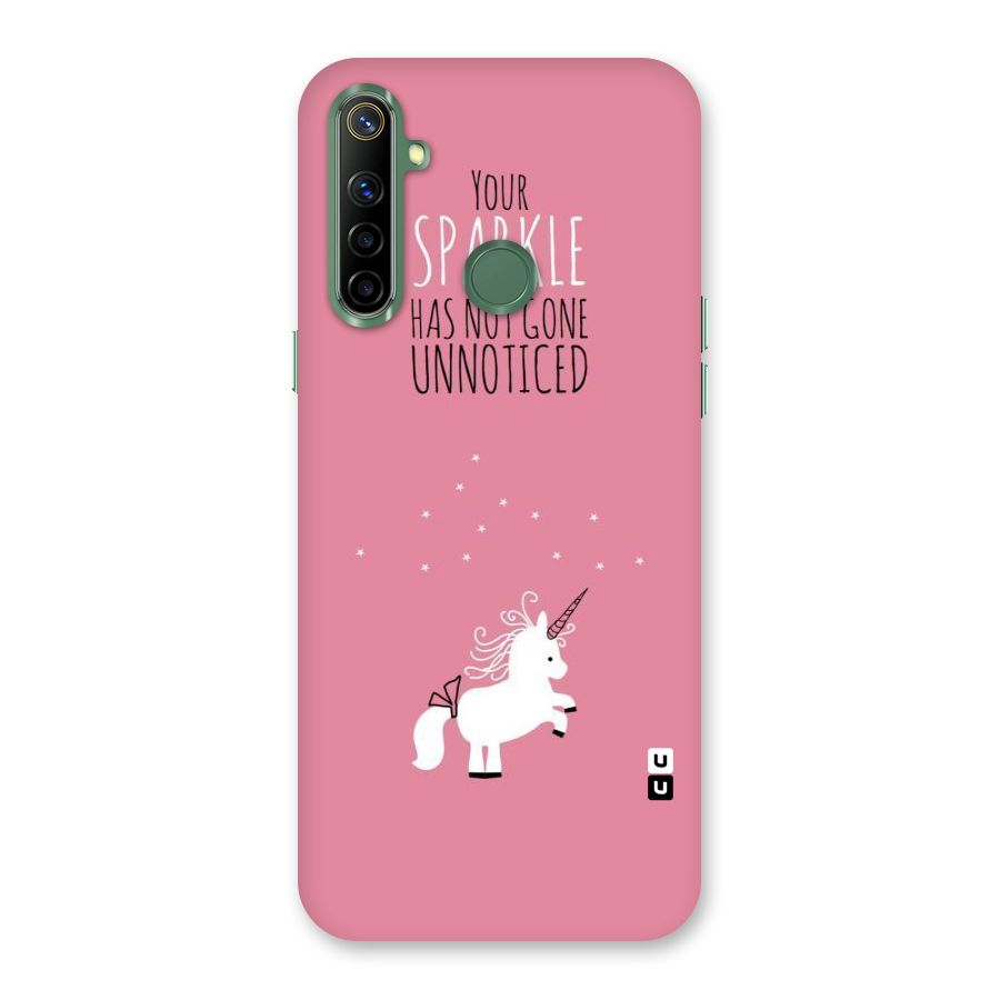 Sparkle Not Unnoticed Back Case for Realme Narzo 10