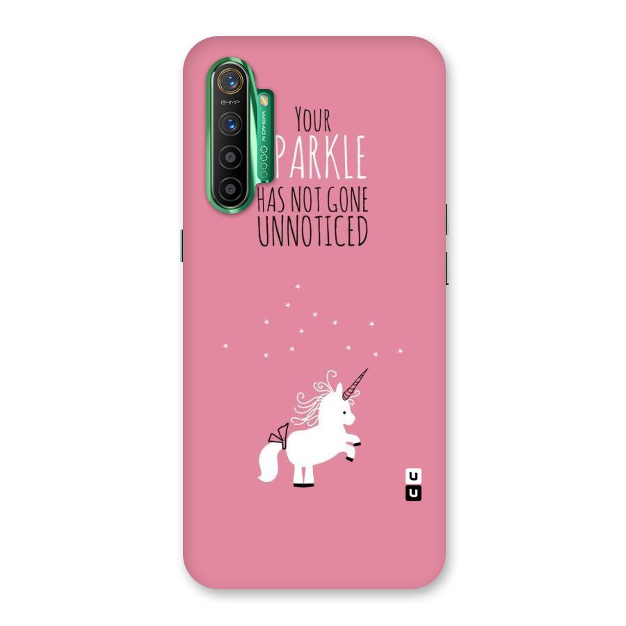 Sparkle Not Unnoticed Back Case for Realme X2
