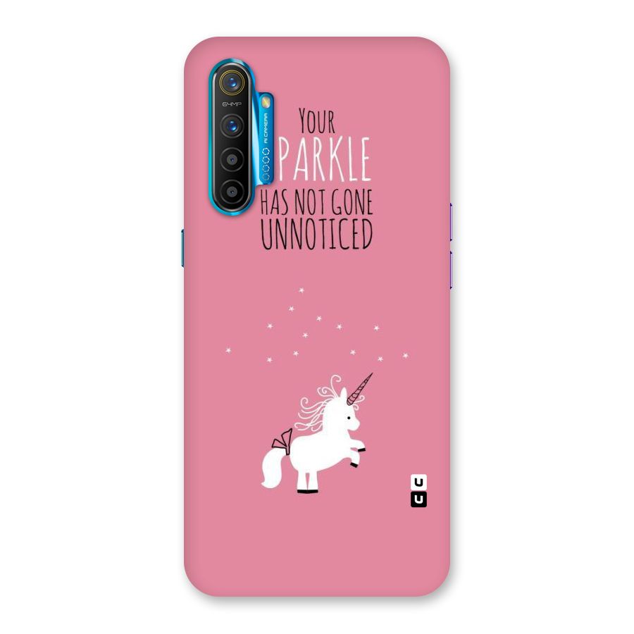 Sparkle Not Unnoticed Back Case for Realme XT