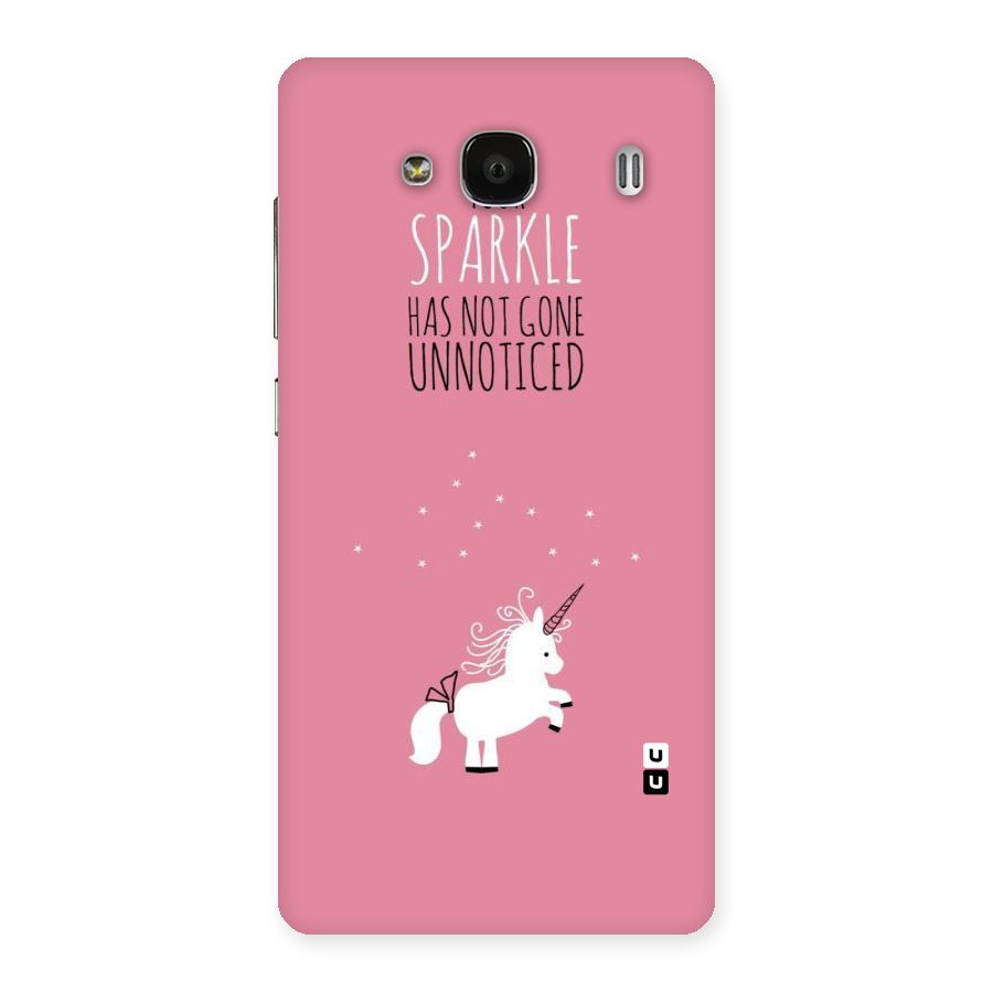 Sparkle Not Unnoticed Back Case for Redmi 2s