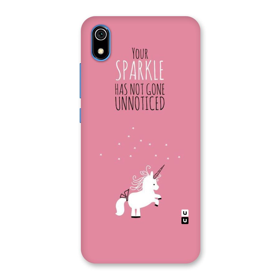 Sparkle Not Unnoticed Back Case for Redmi 7A