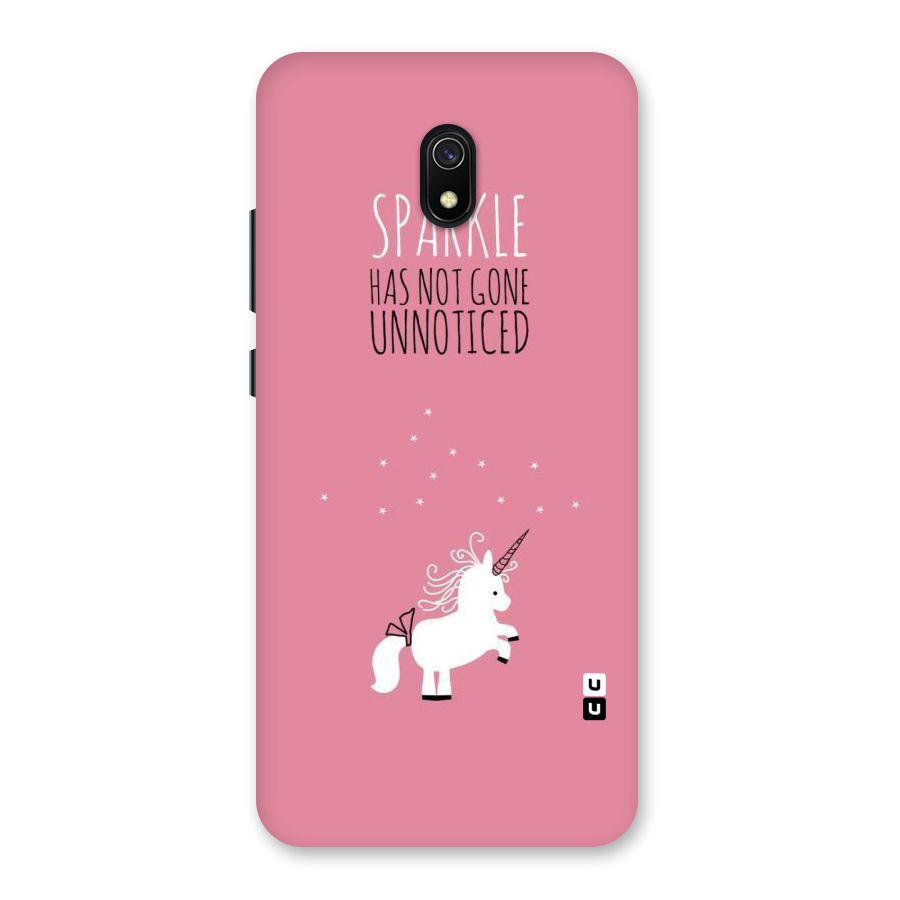 Sparkle Not Unnoticed Back Case for Redmi 8A