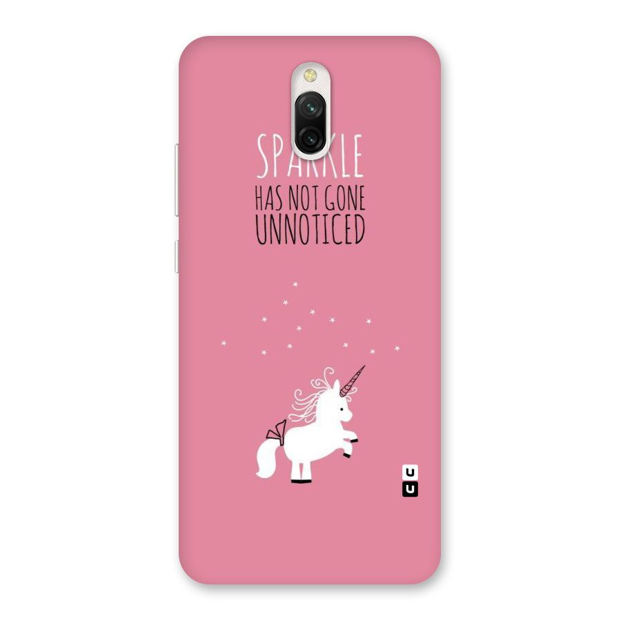 Sparkle Not Unnoticed Back Case for Redmi 8A Dual