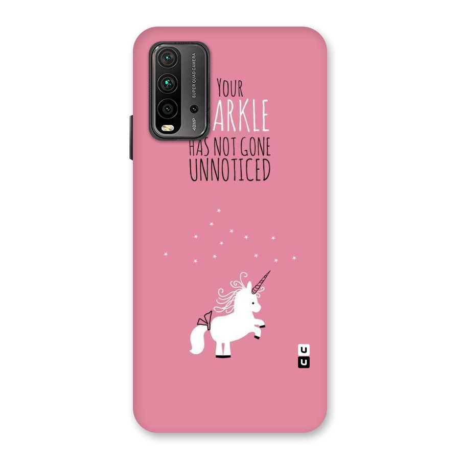 Sparkle Not Unnoticed Back Case for Redmi 9 Power