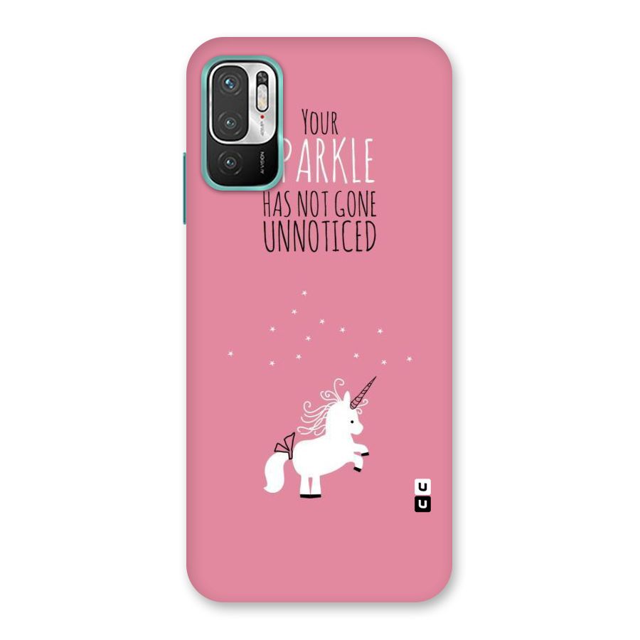 Sparkle Not Unnoticed Back Case for Redmi Note 10T 5G