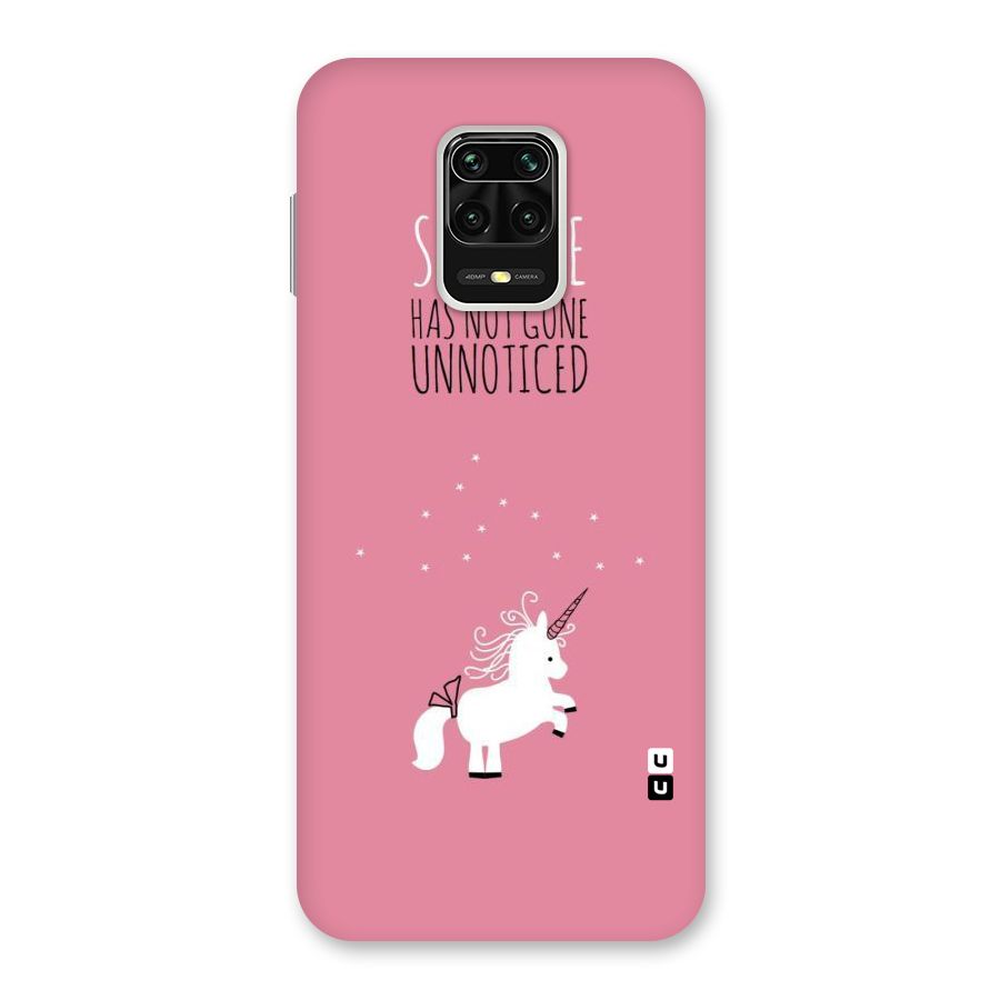 Sparkle Not Unnoticed Back Case for Redmi Note 9 Pro Max